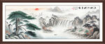 迎客松装饰画