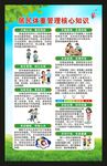居民体重管理核心知识海报