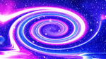 梦幻宇宙漩涡星空背景