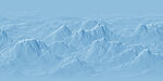 蓝色冰雪山脉景观