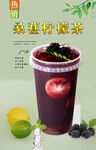 桑葚柠檬茶