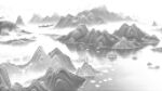 激光镂空山水