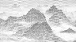 圆点水墨山水