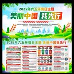 六五环境日主题展宣传海报