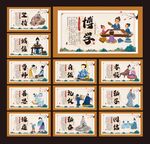 国学展板
