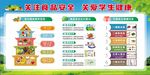 学校食品安全展板关爱学生健康