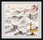 金山岭长城雪景