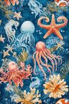 梦幻海底世界海洋生物图