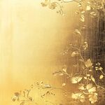 金色花卉纹理奢华背景图