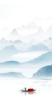 大气 山水中式玄关 TIF分层