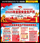 2025安全生产月展板