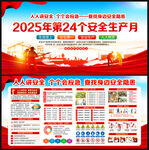 2025年安全生产月展板
