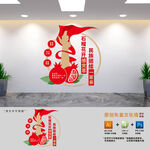 竖版民族团结党建文化墙