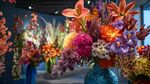 绚丽多彩的室内花卉展示