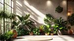 室内绿植角落营造自然氛围