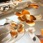 金色花卉纹理精美装饰图案