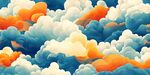 梦幻云海 色彩斑斓的天空
