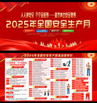 2025年安全生产月展板