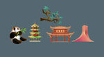 成都景点中国风元素