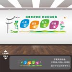 宿舍文明标语文化墙