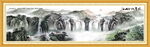 国画江山如画山水画