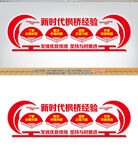枫桥经验党建文化墙