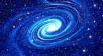 蓝色旋涡星系