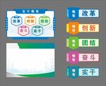 企业文化墙五个惟有