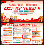 2025年安全生产月宣传栏
