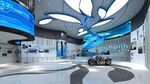 科技展厅内的未来感展示空间