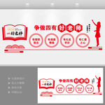 四有好老师文化墙