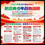 禁毒日宣传海报