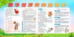 夏季健康教育宣传栏