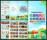 预防野生菌中毒折页