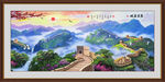 万里长城山水画