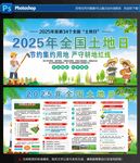 2025全国土地日宣传展板