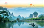 山水风景画