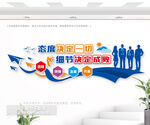 企业标语文化墙