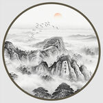 泰山国画