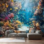 梦幻海底世界客厅背景墙
