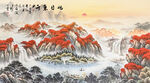 聚宝盆风水画