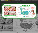 鸭肉分割图