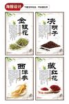 三伏天养生中药材设计海报