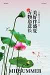 小暑节气传统活动海报
