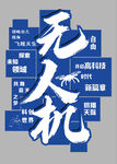 无人机展板背景墙