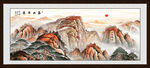 泰山风景画泰山图五岳独尊