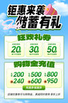 钜惠来袭储蓄有礼活动海报
