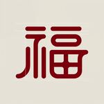 红色福字图案
