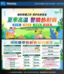 夏季防暑防热射病宣传海报