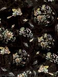 复古花卉图案布料纹理